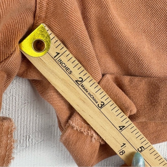 VTG Cactus Jeans Burnt Orange Jean Shorts for Women Rolled Hem Sz 28 - Picture 5 of 6